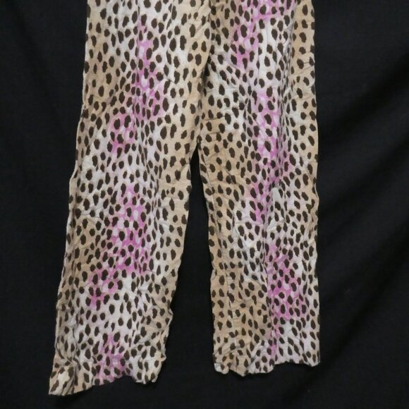 JOE FRESH | medium | 100% Cotton | Leopard Print Pajama Pants - Picture 14 of 16